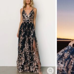 Baltic born lucienne skimmer maxi gown